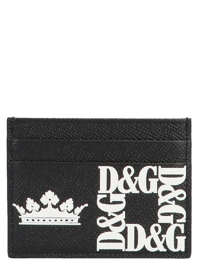 Shop Dolce & Gabbana Crown Cardholder In Multi