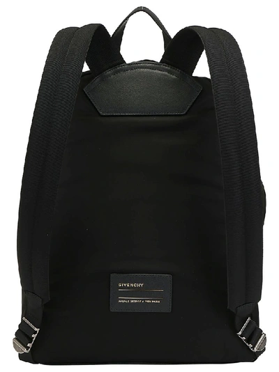 Shop Givenchy Logo Print Backpack In Black