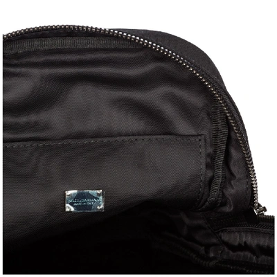 Shop Dolce & Gabbana Logo Print Crossbody Bag In Black