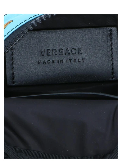 Shop Versace Baroque Print Crossbody Bag In Multi