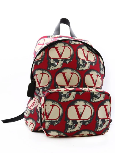 Shop Valentino X Undercover Vlogo Zipped Backpack In Multi