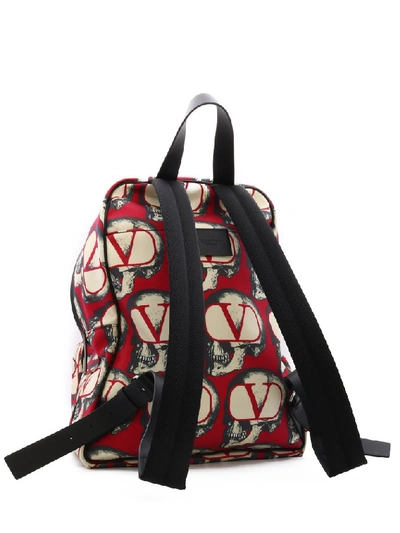 Shop Valentino X Undercover Vlogo Zipped Backpack In Multi