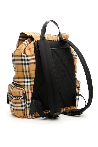 Shop Burberry Vintage Check Backpack In Multi