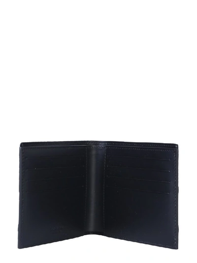 Shop Givenchy Contrast Logo Wallet In Black