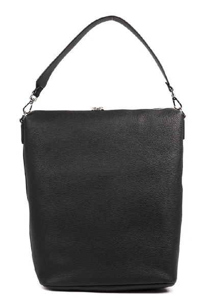 Shop Dolce & Gabbana Logo Strap Tote Bag In Black