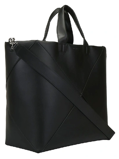 Shop Bottega Veneta Maxi Weave Tote Bag In Black