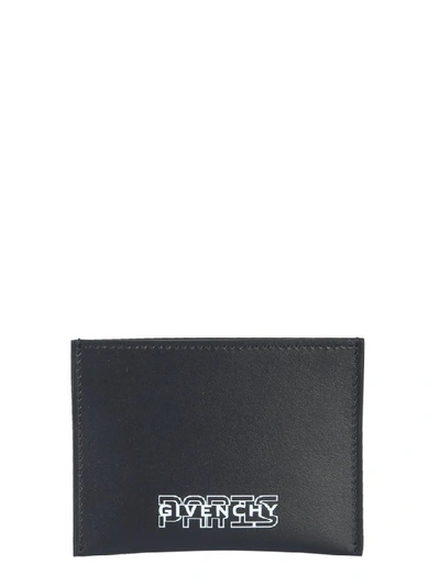 Shop Givenchy Logo Printed Cardholder In Black