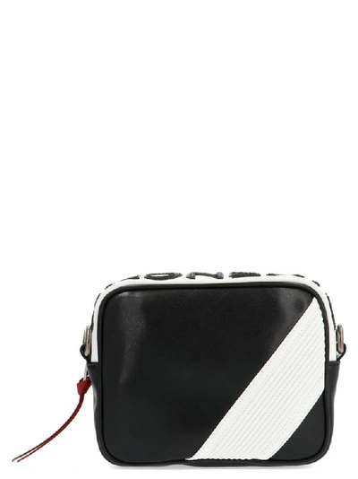 Shop Givenchy Mc3 Logo Crossbody Bag In Black