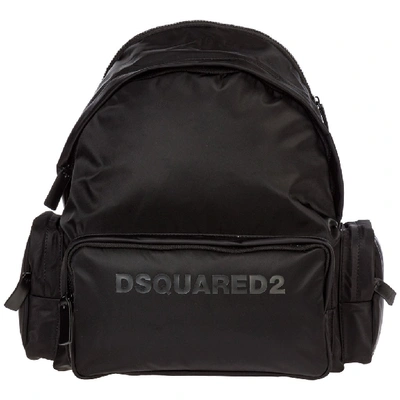 Shop Dsquared2 Logo Backpack In Black