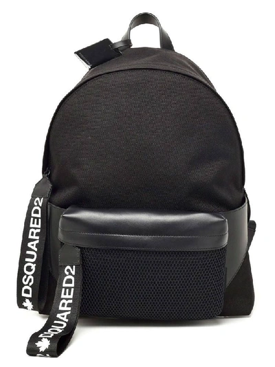 Shop Dsquared2 Logo Tag Backpack In Black