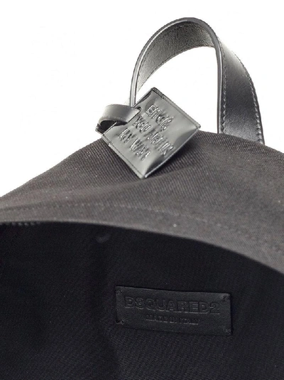 Shop Dsquared2 Logo Tag Backpack In Black