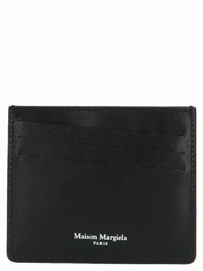 Shop Maison Margiela Logo Cardholder In Black