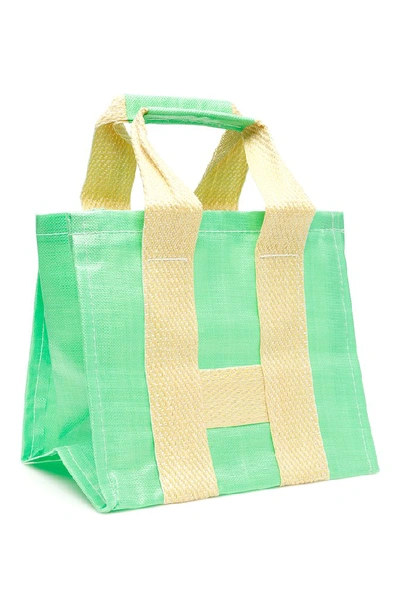 Shop Comme Des Garçons Shirt Shopping Tote Bag In Green