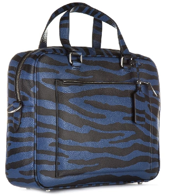 Shop Coach Animalier Zipped Briefcase In Multi