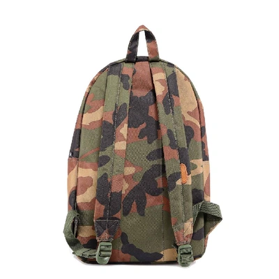 Shop Herschel Supply Co . Camouflage Print Logo Patch Backpack In Multi