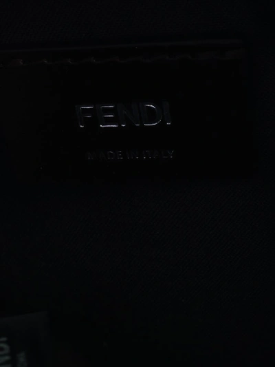 Shop Fendi Logo Ff Jacquard Crossbody Bag In Multi