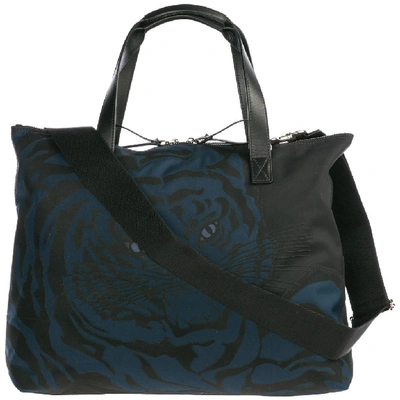 Shop Valentino Tiger Tote Bag In Black