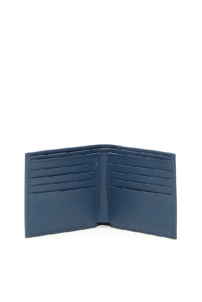 Shop Fendi Logo Embossed Bifold Wallet In Multi