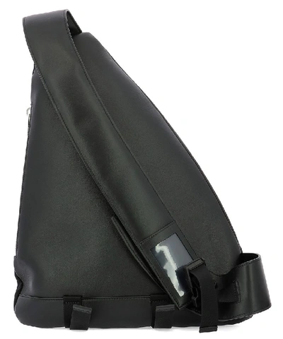 Shop Givenchy Triangle Logo Envelope Backpack In Black