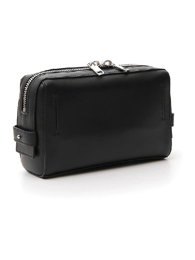 Shop Givenchy Zipped Logo Belt Bag In Black