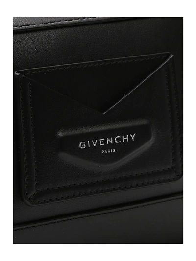 Shop Givenchy Zipped Logo Belt Bag In Black