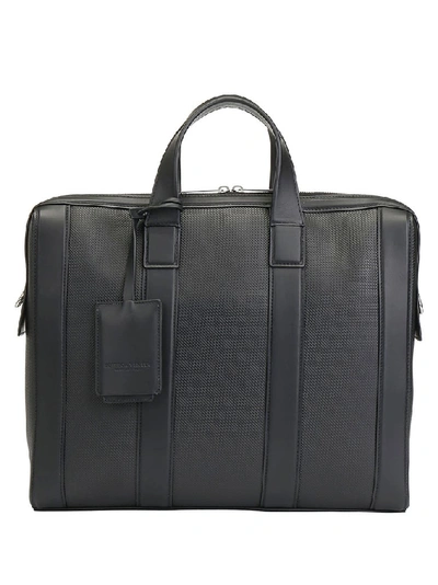 Shop Bottega Veneta Marco Polo Briefcase In Black