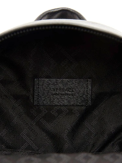 Shop Versace Medusa Zipped Backpack In Black