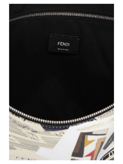 Shop Fendi Karl Kollage Messenger Bag In Multi