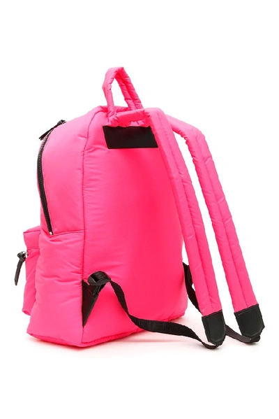 Shop Versace 90s Vintage Logo Patch Backpack In Pink