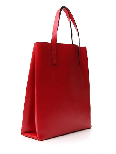 Shop Valentino Garavani V Ring Tote Bag In Red