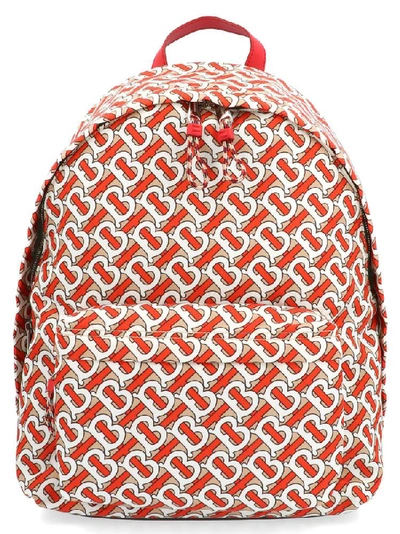 Shop Burberry Monogram Zip Around Backpack In Multi