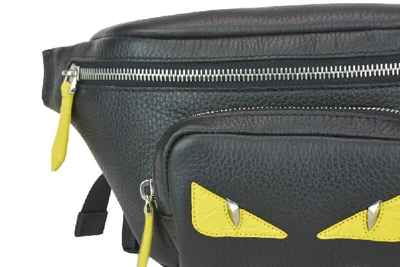 Shop Fendi Bag Bugs Zipped Belt Bag In Black