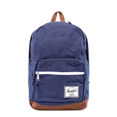 Shop Herschel Supply Co . Pop Quiz Logo Patch Backpack In Blue