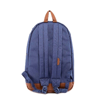 Shop Herschel Supply Co . Pop Quiz Logo Patch Backpack In Blue