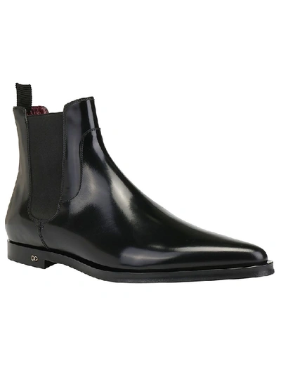 Dolce & Gabbana Spitze Chelsea-boots In Black | ModeSens