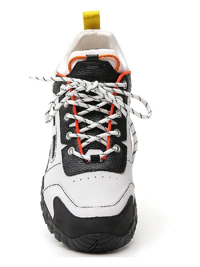 Shop Heron Preston Security Lace Up Sneakers In White