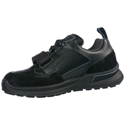 Shop Prada Wrk Sneakers In Black