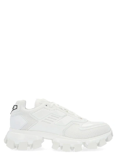 Shop Prada Cloudbust Thunder Low Top Sneakers In White