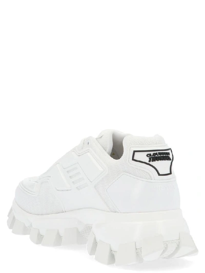 Shop Prada Cloudbust Thunder Low Top Sneakers In White