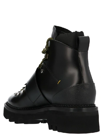 Shop Dsquared2 Logo Touch Strap Ankle Boots In Black