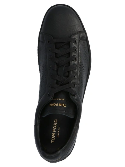 Shop Tom Ford Warwick Sneakers In Black