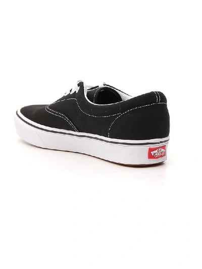 Shop Vans Comfycush Lace Up Sneakers In Black