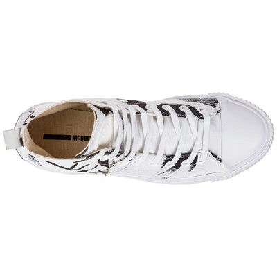 Shop Mcq By Alexander Mcqueen Mcq Alexander Mcqueen High Top Sneakers In White