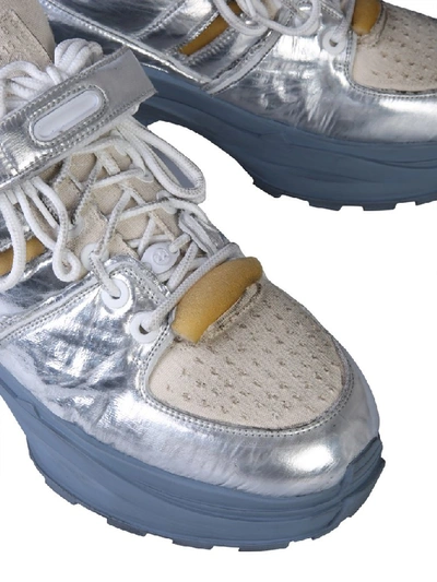 Shop Maison Margiela Retro Fit Low Top Sneaker In Silver