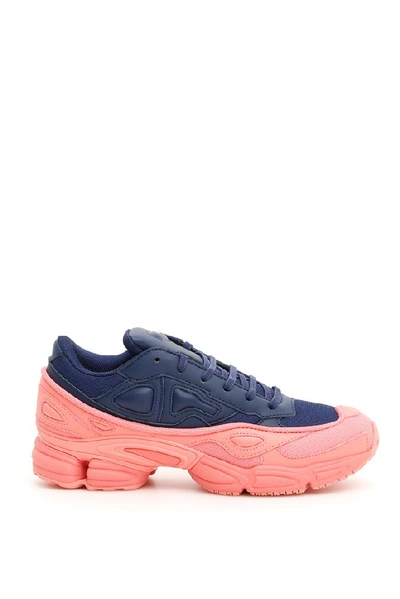 Adidas Originals X Raf Simons Ozweego Leather Sneakers In Pink