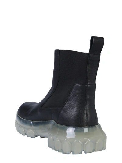 Shop Rick Owens Larry Bozo Tractor Boots In Black