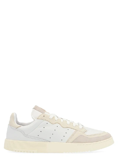 Shop Adidas Originals Adidas Supercourt Lace Up Sneakers In White