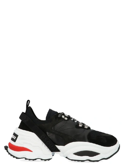 Shop Dsquared2 Giant K2 Sneakers In Black