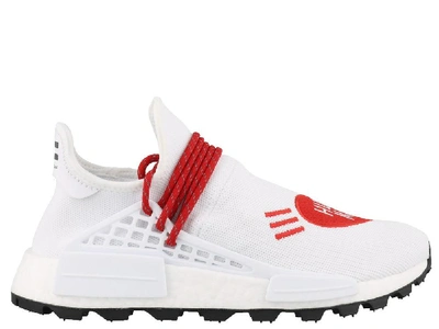 Shop Adidas Originals By Pharrell Williams Adidas By Pharrell Williams Human Made Sneakers In White