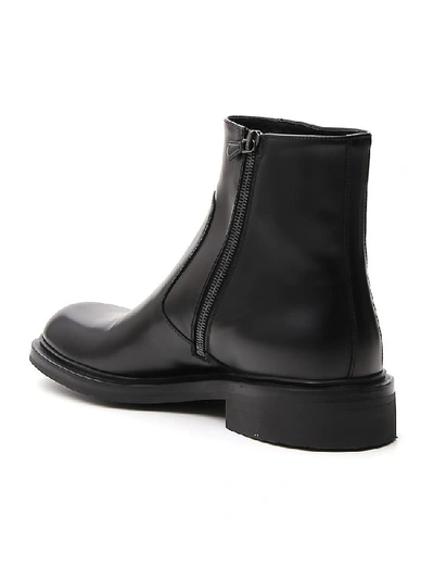 Shop Prada Ankle Boots In Black